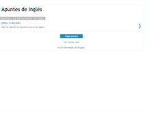 Tablet Screenshot of eapuntesingles.blogspot.com
