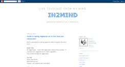 Desktop Screenshot of in2mind.blogspot.com