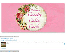 Tablet Screenshot of countrycabincards.blogspot.com