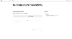 Desktop Screenshot of dairydiscoveryatswisslanefarms.blogspot.com