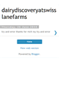 Mobile Screenshot of dairydiscoveryatswisslanefarms.blogspot.com