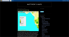 Desktop Screenshot of matthewsmaps.blogspot.com