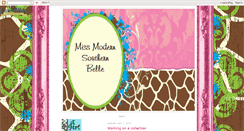 Desktop Screenshot of missmodernsouthernbelle.blogspot.com