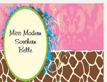 Tablet Screenshot of missmodernsouthernbelle.blogspot.com