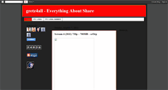 Desktop Screenshot of gretz4all.blogspot.com