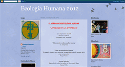 Desktop Screenshot of ecologiahumana2012.blogspot.com