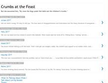 Tablet Screenshot of crumbsatthefeast.blogspot.com