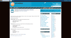 Desktop Screenshot of gps--world.blogspot.com