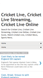 Mobile Screenshot of live-cricket-streaming-live.blogspot.com