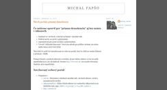 Desktop Screenshot of michalfapso.blogspot.com