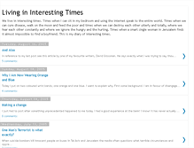 Tablet Screenshot of aliveininterestingtimes.blogspot.com