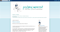 Desktop Screenshot of podarujwzrost.blogspot.com