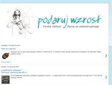 Tablet Screenshot of podarujwzrost.blogspot.com