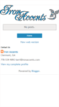 Mobile Screenshot of ironaccents.blogspot.com