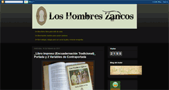 Desktop Screenshot of loshombreszancos.blogspot.com