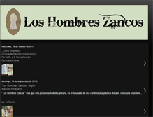 Tablet Screenshot of loshombreszancos.blogspot.com