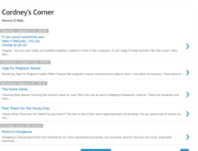 Tablet Screenshot of cordney-corner.blogspot.com