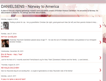 Tablet Screenshot of danielsen-genealogy.blogspot.com