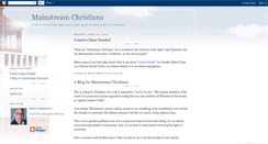 Desktop Screenshot of mainstreamchristians.blogspot.com