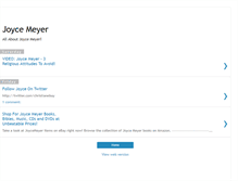 Tablet Screenshot of joyce-meyer.blogspot.com