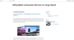 Desktop Screenshot of limousineinlongislandservice.blogspot.com