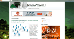 Desktop Screenshot of bonnesventes.blogspot.com