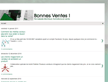 Tablet Screenshot of bonnesventes.blogspot.com