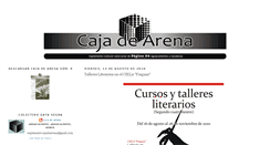 Desktop Screenshot of cajadearena-suplementocultural.blogspot.com