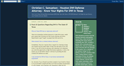 Desktop Screenshot of dwihoustonattorney.blogspot.com