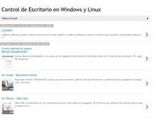Tablet Screenshot of controldeescritorioenwindowsylinux.blogspot.com