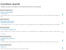 Tablet Screenshot of crowvoicejournal.blogspot.com