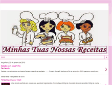 Tablet Screenshot of minhastuasnossasreceitas.blogspot.com