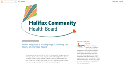 Desktop Screenshot of halifaxcommunityhealthboard.blogspot.com