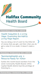 Mobile Screenshot of halifaxcommunityhealthboard.blogspot.com