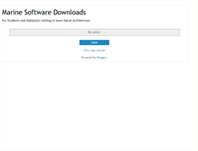 Tablet Screenshot of marinesoftwaredownloads.blogspot.com