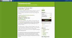 Desktop Screenshot of gedankenstrudeltv.blogspot.com