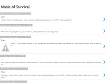 Tablet Screenshot of musicofsurvival.blogspot.com