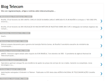 Tablet Screenshot of blogtelecom.blogspot.com