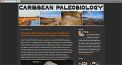 Desktop Screenshot of caribbeanpaleobiology.blogspot.com