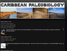 Tablet Screenshot of caribbeanpaleobiology.blogspot.com