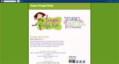 Desktop Screenshot of josiesfrugalfinds.blogspot.com