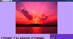 Desktop Screenshot of cosmiccalabash.blogspot.com