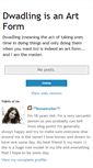 Mobile Screenshot of dwadling.blogspot.com
