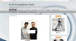 Desktop Screenshot of ecoledegraphismegarti.blogspot.com