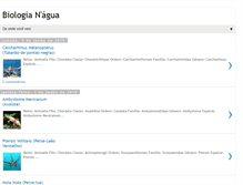 Tablet Screenshot of biologianaagua.blogspot.com