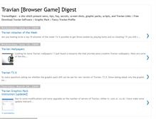 Tablet Screenshot of oldtraviandigest.blogspot.com