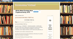 Desktop Screenshot of economia-virtual.blogspot.com