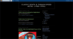 Desktop Screenshot of classicdeathmetal.blogspot.com