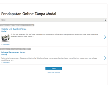 Tablet Screenshot of bisnes-tanpamodal.blogspot.com