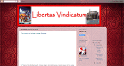 Desktop Screenshot of libertasvindicatum.blogspot.com